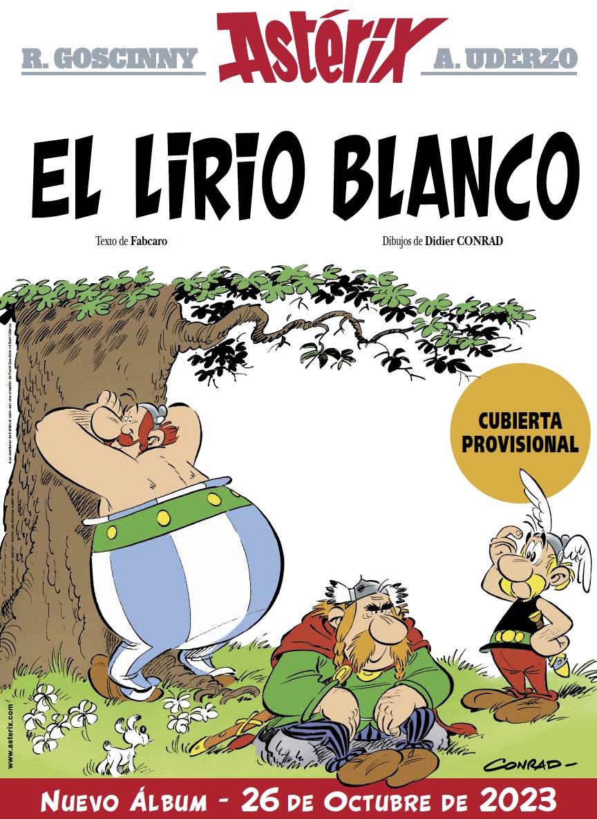 El Lirio Blanco es el título del nuevo álbum de Astérix