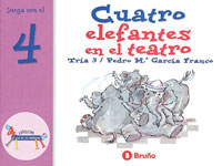 Cuatro elefantes en el teatro