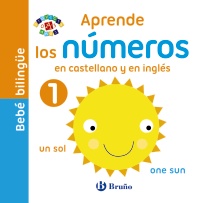 Bebé bilingüe. Aprende los números en castellano y en inglés